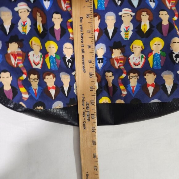 Doctor Who Character Shoulder Bag With Purple Strap Handmade - Picture 6 of 7